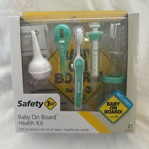 Safety 1ˢᵗ Nursery Health Care Kit Baby on Board Inc Infant Baby Travel 21 Piece